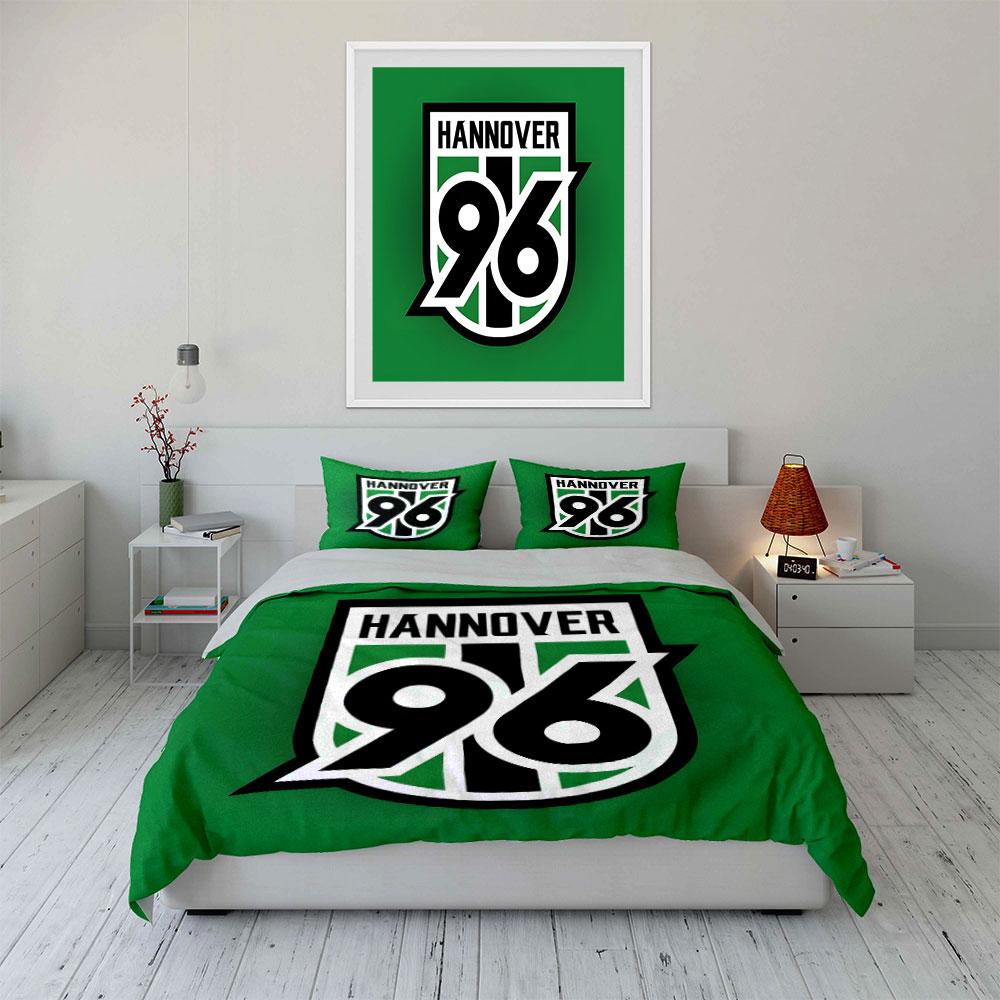 "Hannover 96 Logo Pattern." Bedding Sets Duvet Cover Sets Duvet Covers Pillowcases(1 * Duvet Cover 2 * Pillowcases, Without Duvet Insert)