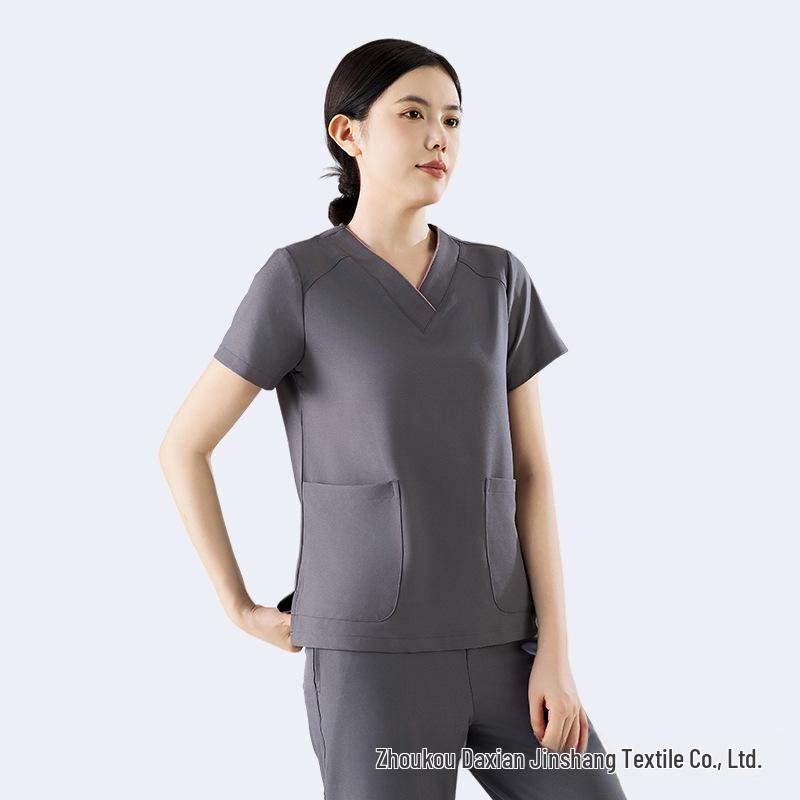 Womenswear, High-End Comfort: Hand-Brushed Clothes, Doctor's Uniforms, Men's Workwear, Elastic Quick-Dry Suits with Short Sleeves.