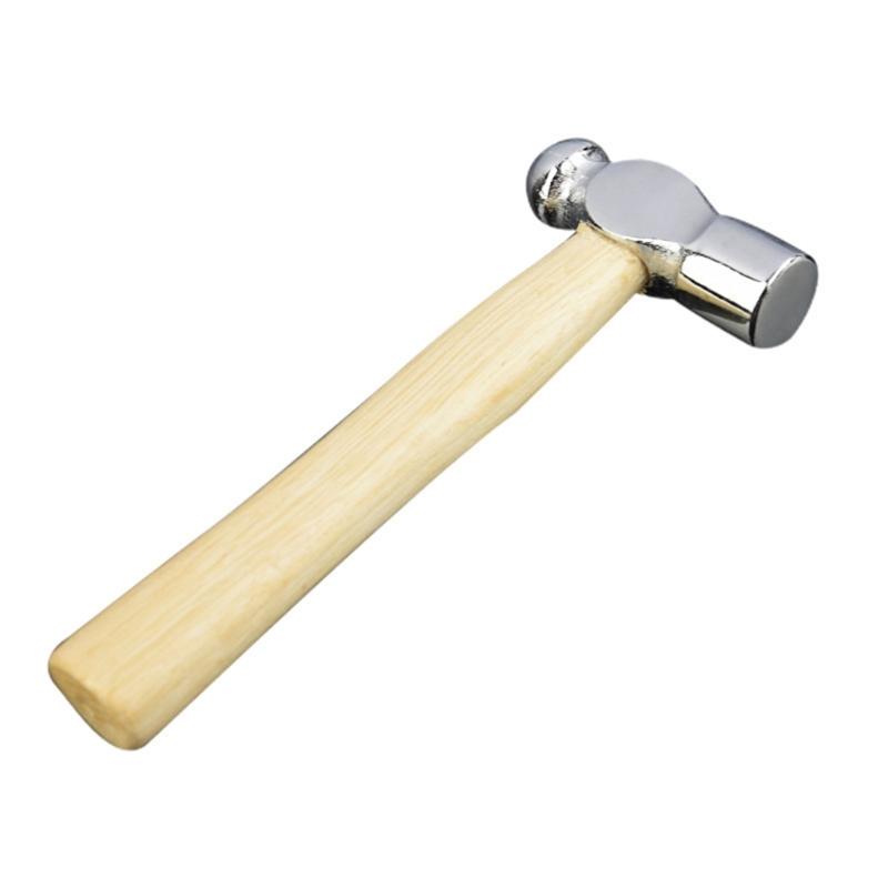 

Wooden Handle Hammer Mini Wooden Hammer Stainless Steel Multifunctional Manual DIY Hammer For Leather Repair 1