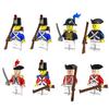 Pirate-themed Medieval Navy Admiral Building Blocks 4.5cm Height Abs Plastic