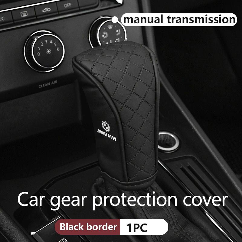 Leather Car Manual Gear Shift Knob Protective Non-Slip Sleeve For BMW M Performance Alpina M3 M5 M6 X1 X3 X4 X5 G20 Sdbf49