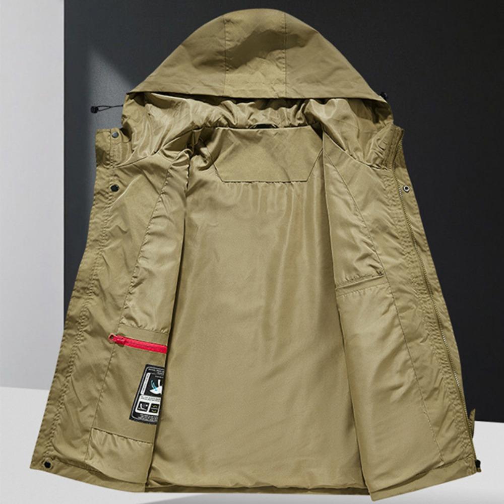 Winter Mehrere Taschen Herrenmäntel Locker Freizeit Uni Winddichte Oberteile Neuer Herrenmantel Herbstmäntel Herren