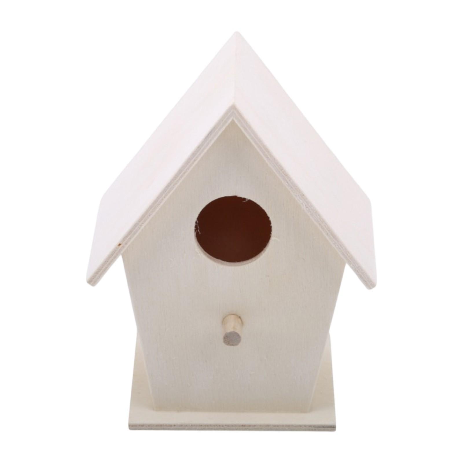 

Креативный деревянный скворечник из массива дерева, набор для скворечника «Сделай сам», маленький скворечник-украшение, кормушка для птиц, декор, поделки One Size жёлтый