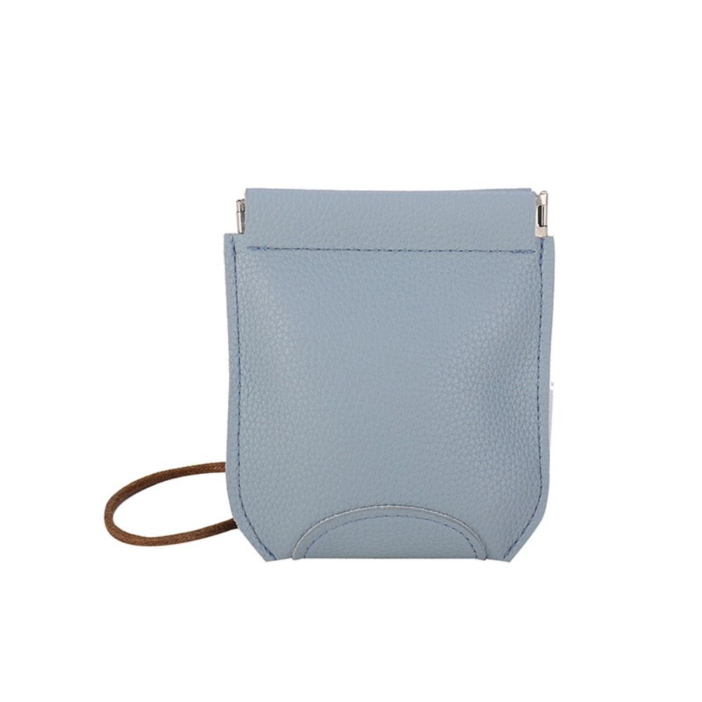 PU Leather Shoulder Bag Solid Color Coin Purse New Crossbody Bag