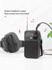 2 Band Stereo Radio Built-in Speaker Pointer Radio Battery Operated Radio Player Flashlight with 3.5mm Headphone Jack for Elder