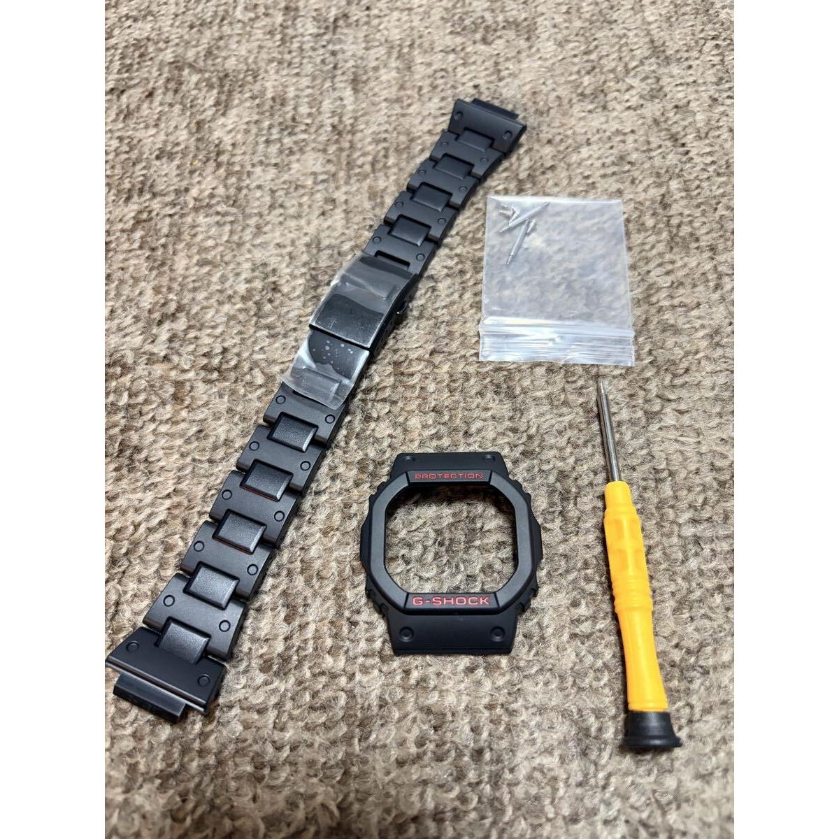 Used G-SHOCK 5600 series genuine bezel & belt GW-B5600HR-1JF New unused