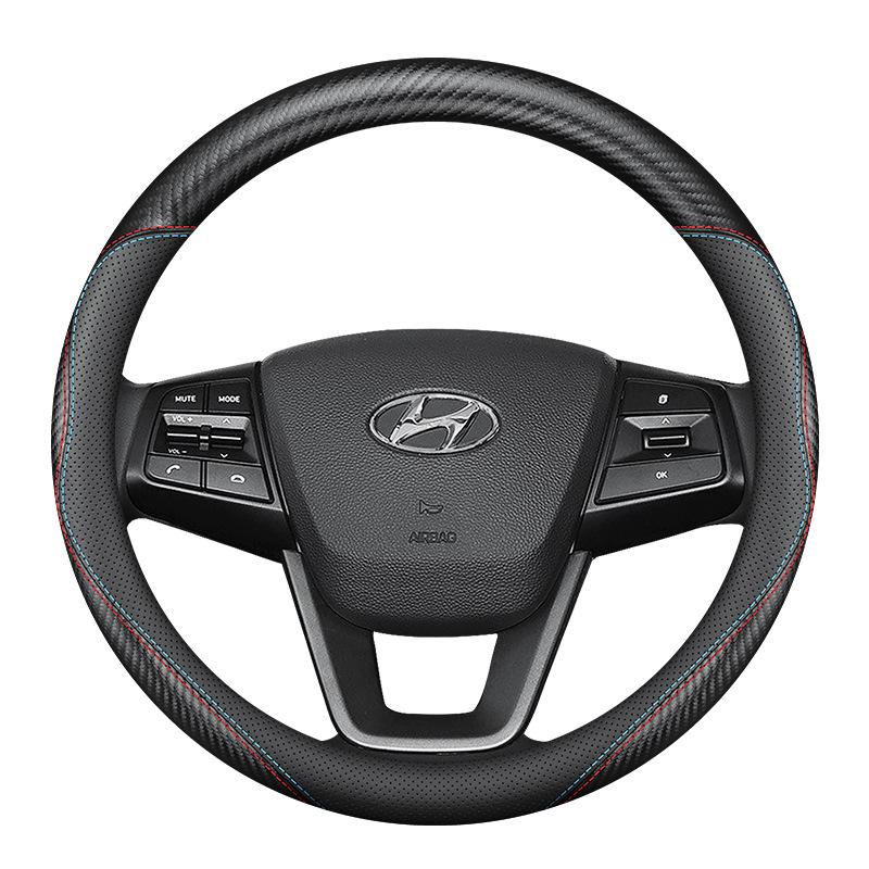 Hyundai Elantra, Sonata, ix25, Festa, Mingtu, ix35 Yue Dong Genuine Leather Steering Wheel Cover