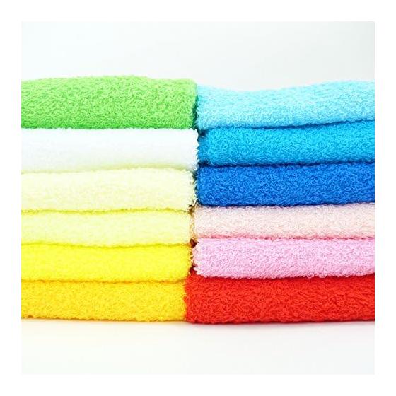 Japanese wash towel (hand towel) with cutout 28 x 42cm 100 momme NJP-WT (light blue)503