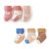 Hararoi Bed Baby Socks Pink 3-Piece Set