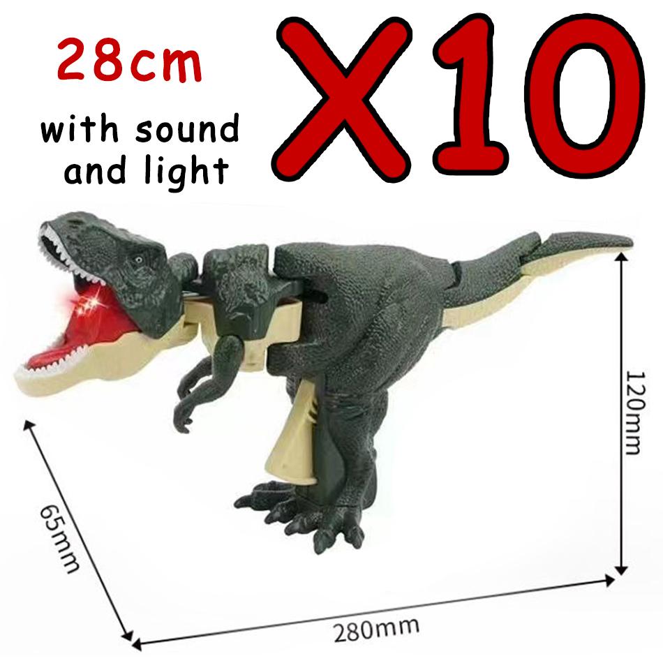 1-10pcs Stress Relieving Dinosaur for Children, Creative Toy with a Telescopic Spring Oscillation. Christmas Gift