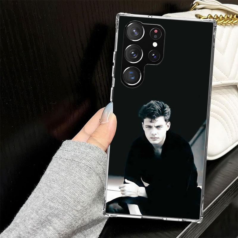 L-Luis M-Miguel Singer Case for Samsung Galaxy S25 S24 S23 S22 Ultra Soft Phone Cover S25 Edge S21 Plus S20 FE S10 + Black Cover