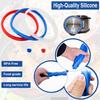 3 Pack Sealing Ring 6 Qt for tant Pot Sealing Rings Replacement for 5/6Qt tant Pot Seal, With 3 Float Valve Caps, Food-grade Silicone tapot Gasket