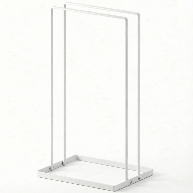 Metal Hanger Storage Rack Heavy Duty Anti-Rust with Portable Handle Space Saving for Household Clothes Hanger Storage