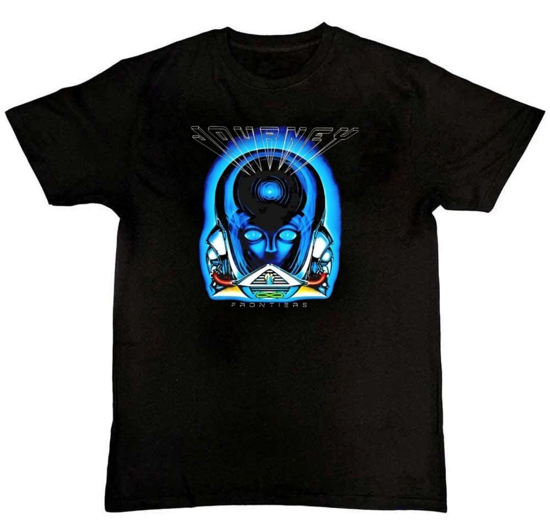 Vtg Journey Band Graphic Print Mens T-Shirt S