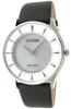 Citizen Slim Watch with Genuine Leather Strap and Replacement Domestic Model Number Eco-Drive Men's Solar-Powered Strap, BJ6480-51A/DBR