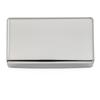 Musiclily Pro Holeless Humbucker Pickup Nickel Silver for Electric Chrome Cover, Alloy, Guitars,