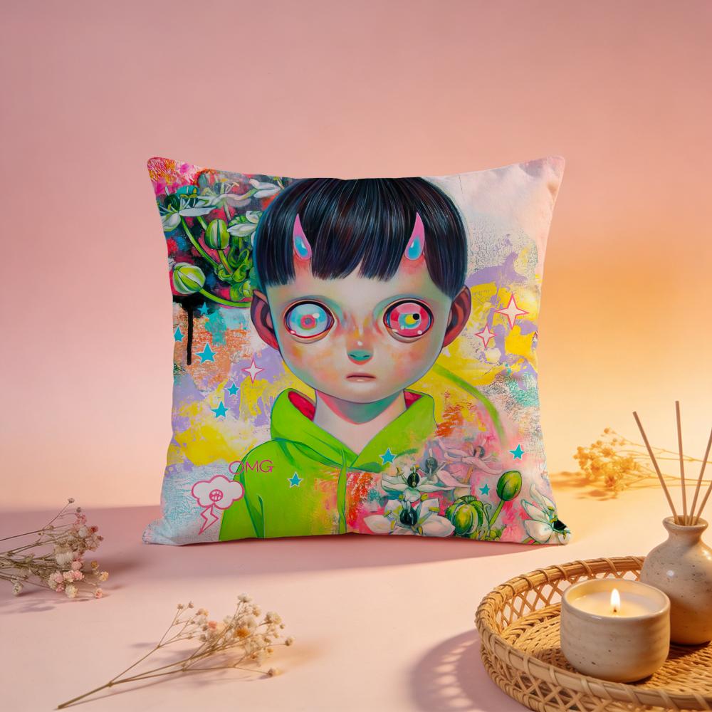 Stylish HHikari Shimodaable Cushion Cover Comfortable Durable Pillow Cover MultiScene for Home Office Car Sofa