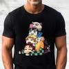 Cute Demon Slayer Chibi T-Shirt – Tanjiro, Zenitsu, Inosuke Anime Graphic Tee Unisex T-Shirt