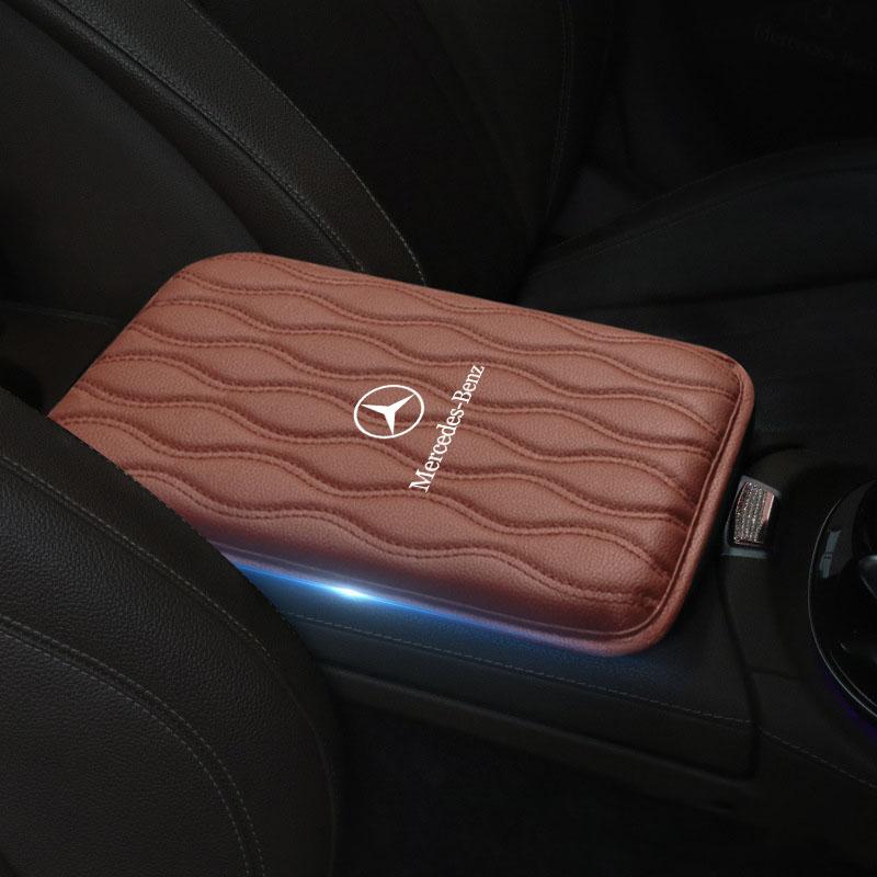 1 Stück Leder Auto Armlehnenpolster Schutz Wasserdicht Handkissen Für Mercedes benz B R G Klasse GLK GLA C200 E200 C200L S400