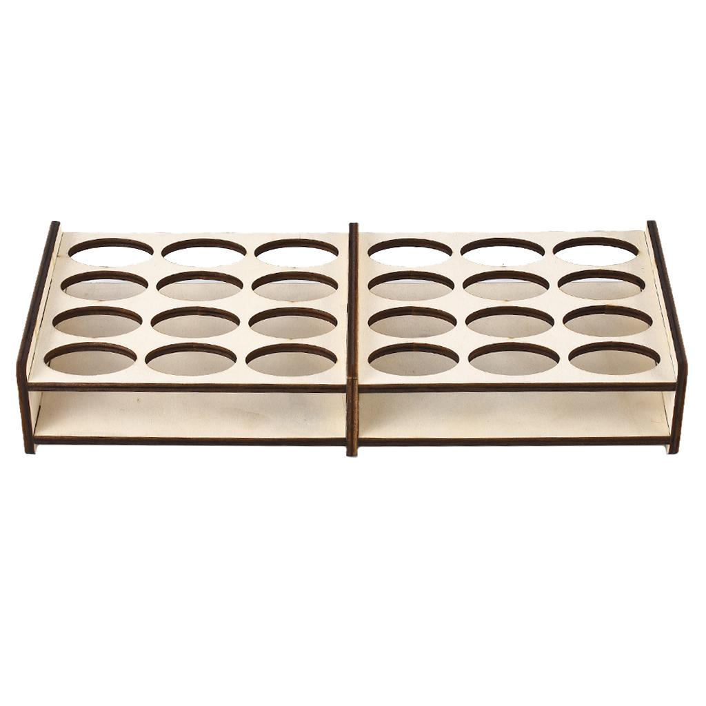 

Деревянная подставка для краски, подставка для хранения, держатель для инструмента для художественной живописи «сделай сам», 6 отверстий