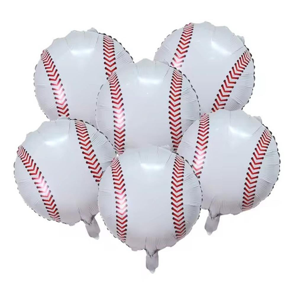 

6 штук баскетбольных шаров 18 дюймов шары из фольги для украшения баскетбольной вечеринки по случаю дня рождения спортивной вечеринки детские шары игрушки 18inch