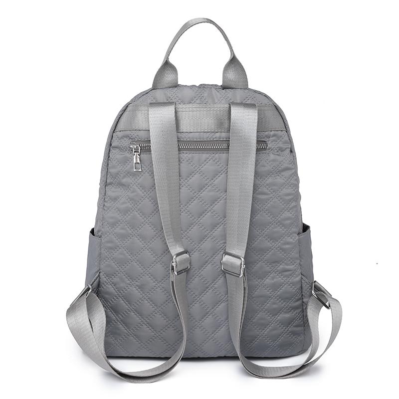 Damenrucksack, lässige Reisetasche mit großem Fassungsvermögen, einfache einfarbige Umhängetasche, hochwertiges Nylongewebe