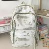 Children's schoolbag Elementary school student Junior high school girl college student Printed backpack