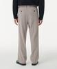 Musinsa Standard Wide Hidden Banding Slacks [Light Beige]