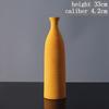 High quality ceramic vase for home decoration, living room, bedroom, dining room, table top decoration, yellow, gray, black
