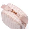 Francfranc Tweed Stand Pink Pouch,