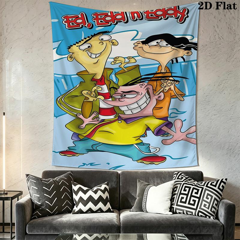Ed, Edd n Eddy Pattern Home Decor Tapestry, Wall Hanging, Decorative RV Wall Cloth.SGT0917068