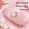 Portable Uterus Warmer & Lumbar Support: Vibration Heating Massage Belt for Abdomen with Douyin Kuaishou