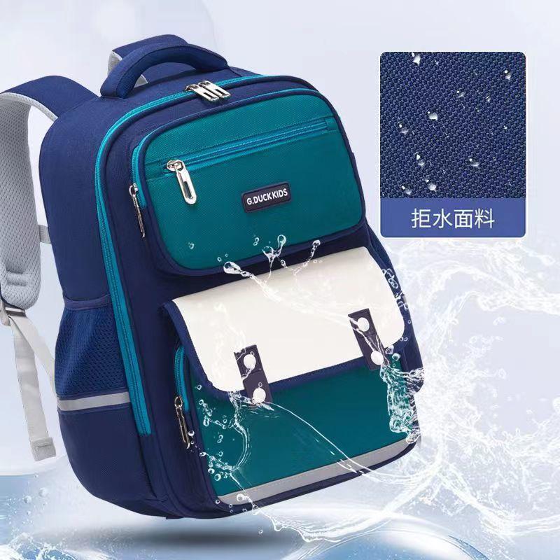 School bag for boys, primary school students, women's models, lightweight burden reduction, large-capacity waterproof spine protection