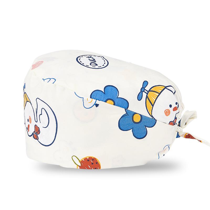 200 Kinds Adjustable Medical America National Pattern Cartoon Pet Hospital Heart Surgical Doctor Cap Surgeon Hat