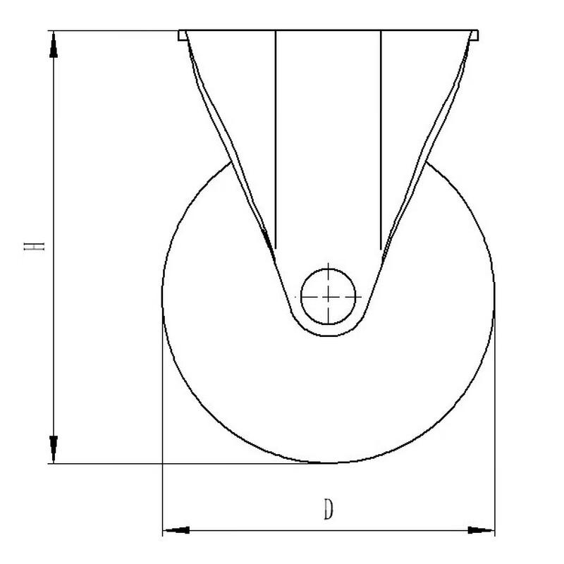Polyurethane Directional Caster Wheel