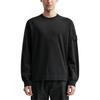 Stone Island Ghost Series Ss25 Ghost Pieces Black Label Lightweight Cotton Crew Neck Sweatshirt Unisex Sweatshirt K1S1561000-11S00F3-V0029