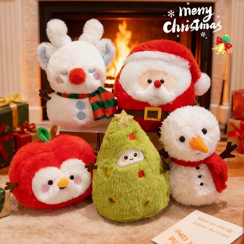 Doll Christmas Plush Pp Cotton Filling Soft Crystal Material Gift Ornament Home
