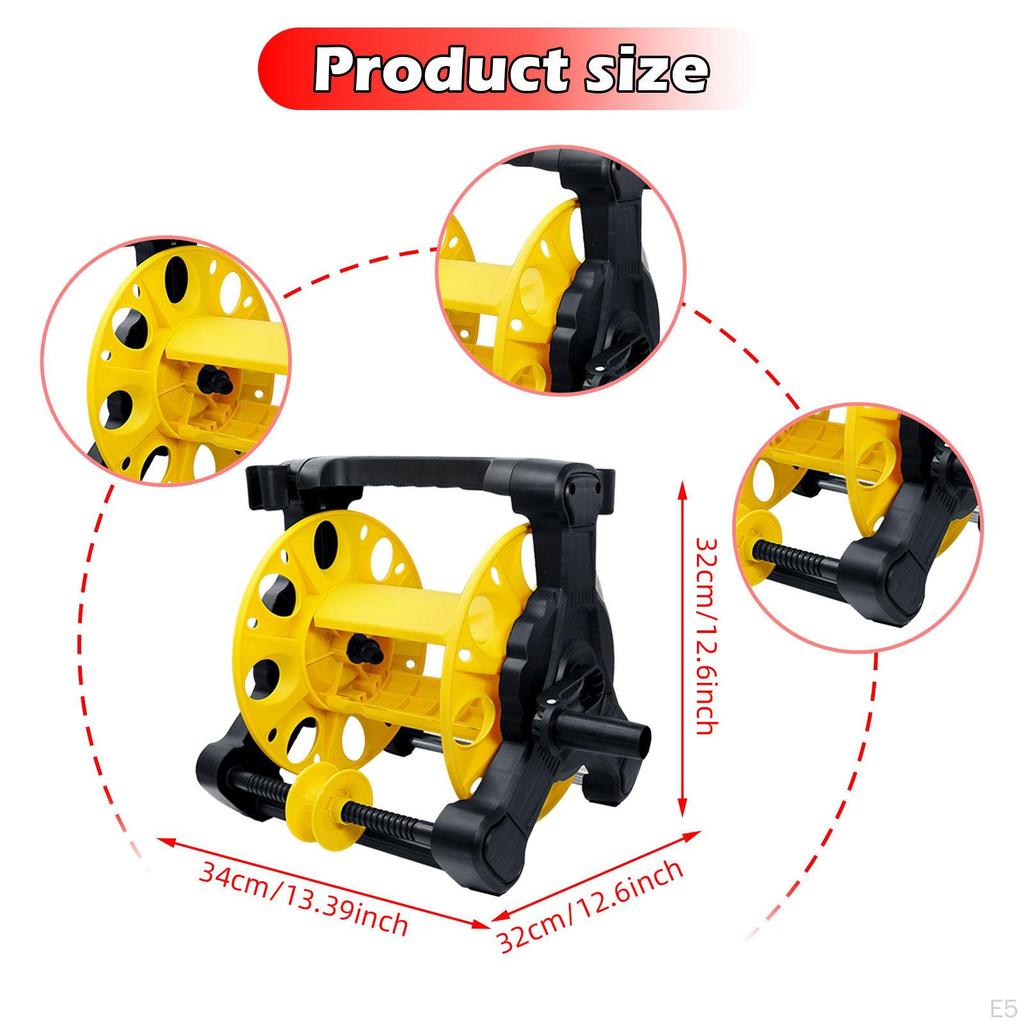 Garden Hose Reel Cart ,Pipe Storage Rack Household, Gardening Tool Water Pipe Holder for Agriculture