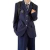 AOTYP Cosplay Uniform Set for High School Includes and Perfect for Cultural and School Available In Black and Size Men's 5-Piece Students, Blazer,