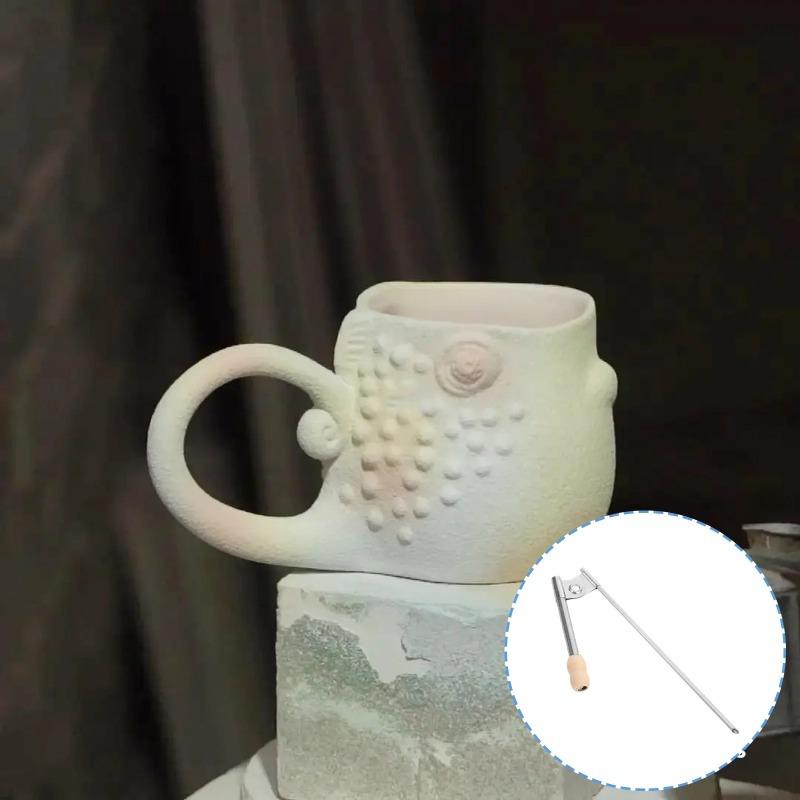 1 ks Místní glazovací foukací stříkací nástroj pro keramické hlíny potřeby glazování výroba projektů vybavení pohodlný přenosný