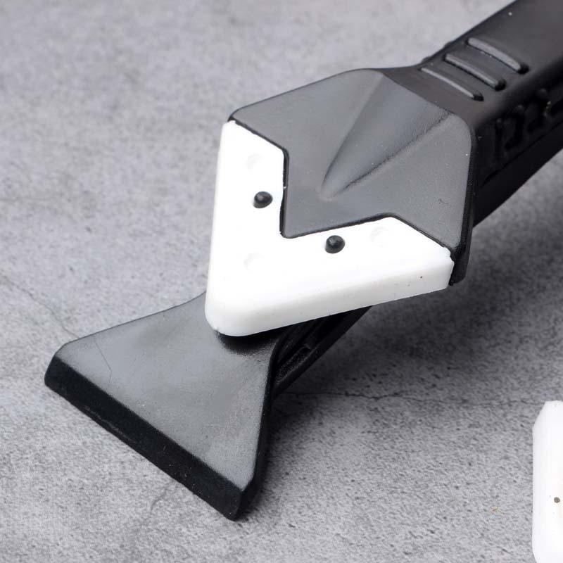 5 In 1 Silicone Squeegee Squeegee Remover Knife Repairing Sealant Smooth Grout Trowel Rubber Shovel Floor Glass Glue Quick Tool