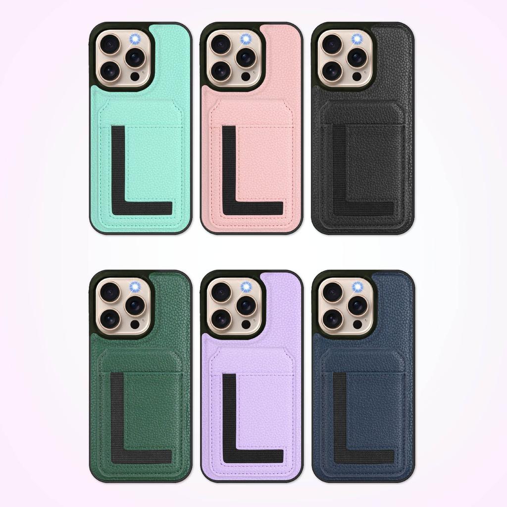 Leder-Kartensteckplatz, abnehmbare magnetische Stoßstangen-Telefonhülle für Samsung A06 A16 A15 A14 A55, Xiaomi 14T, Redmi 14C, Honor Moto, weiche Silikon-Ständerrückseite