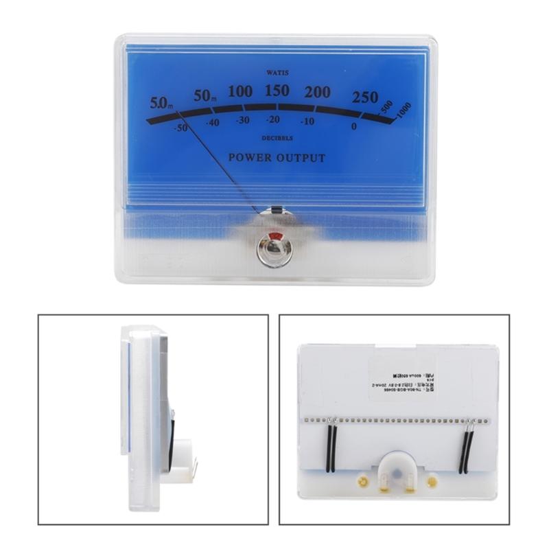 VU Meter 12V-16V Panel VU Meter Warm Back Light Recording & Audios Level Amp with Driver Board