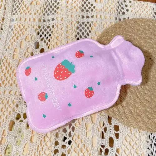 1Pc Lovely Cartoon Hand Po Warm Water Bottle Mini Hot Water Bottles Portable Hand Warmer Girls Pocket Hand Feet Hot Water Bags
