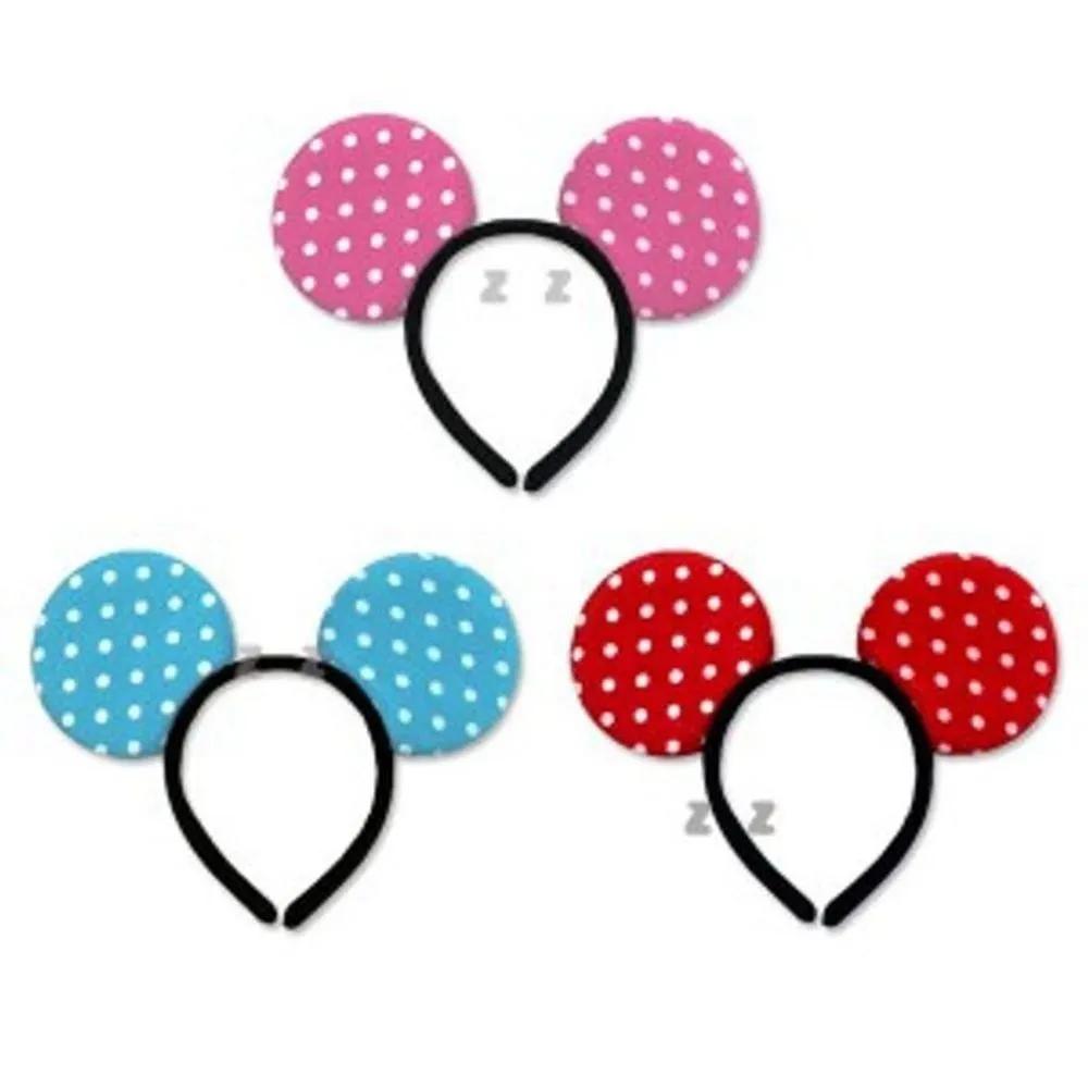 SW(2+2) Hairband Design Mouse Hair Tie Hair Headband Hair Pin Accessory Men s Headband Ribbon Headband Fashion Sky