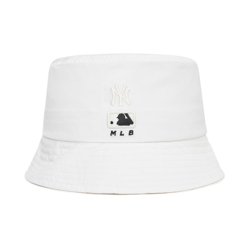 MLB Cotton Bucket Hats Unisex White Fashion 3AHTS022N-50WHS