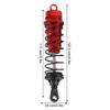 2pcs Aluminum Alloy Front Shock Struts Damper Spare Parts Fit for Outcast 1Celsius10 RC Model