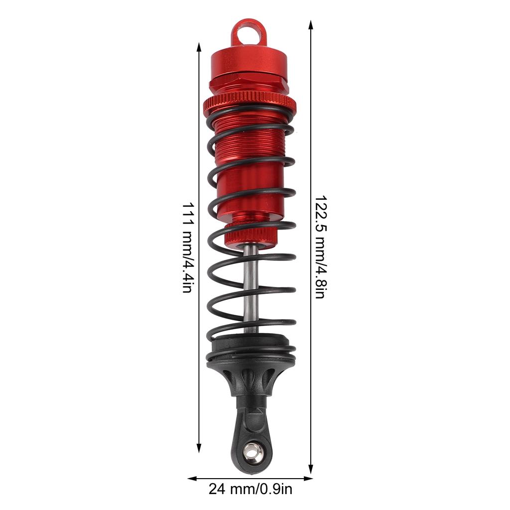 2pcs Aluminum Alloy Front Shock Struts Damper Spare Parts Fit for Outcast 1Celsius10 RC Model