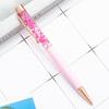 1 Pcs Flower Ballpoint Pen Metal Office School Stationery Gift Cute Clip Pens Pencils Writing Supplies