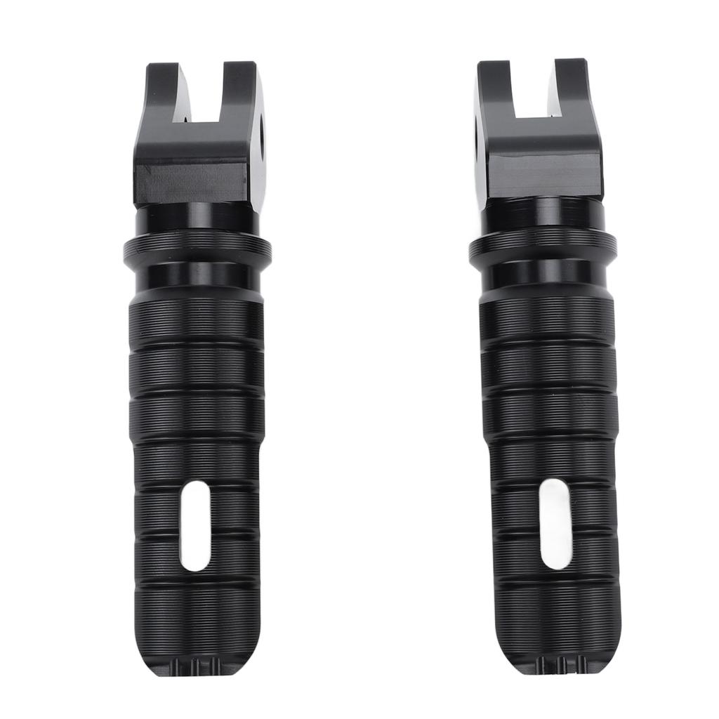 Motorcycle Front Foot Pegs Short Handle Anti Slip Aluminum Alloy Sturdy High Strength Footrest Pegs Pedals For T100